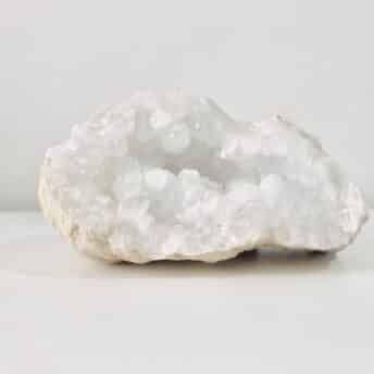 white geode rock